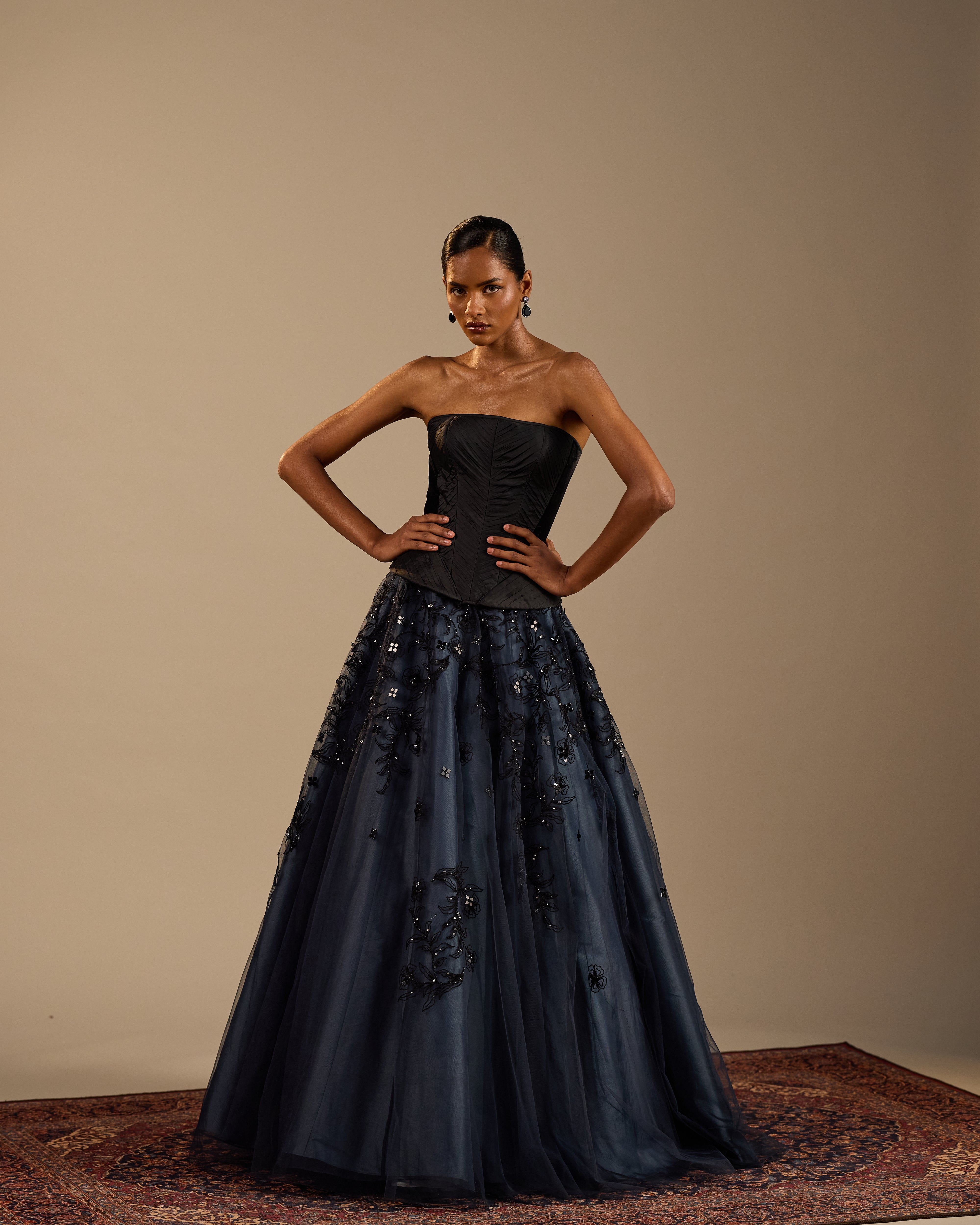 Elena with corset