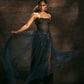 Umbra black corset gown