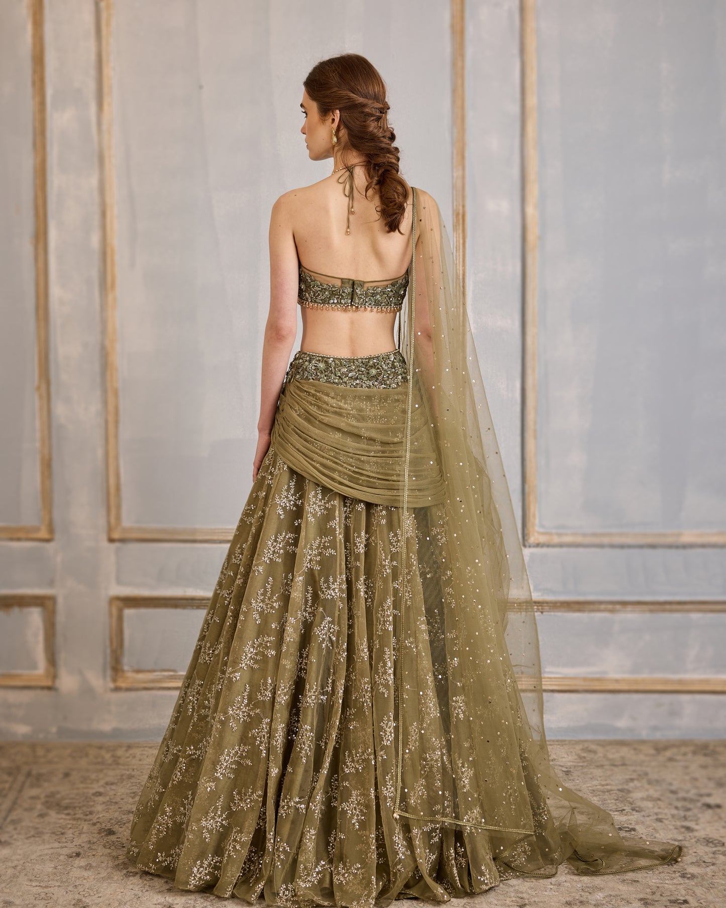 English Meadows Lehenga