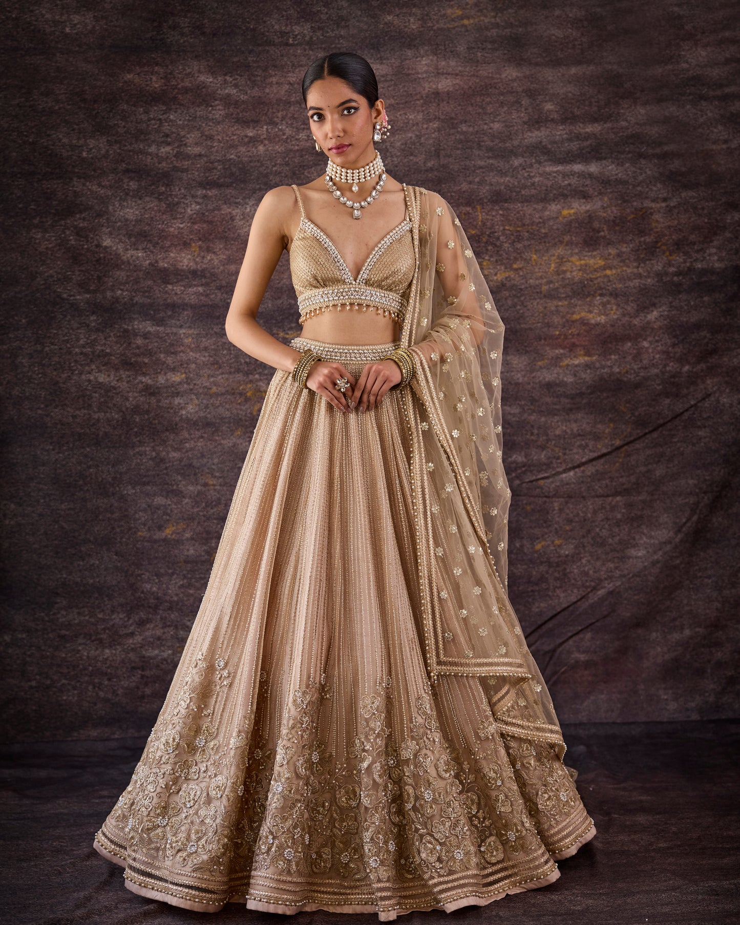 Majestic gold lehenga