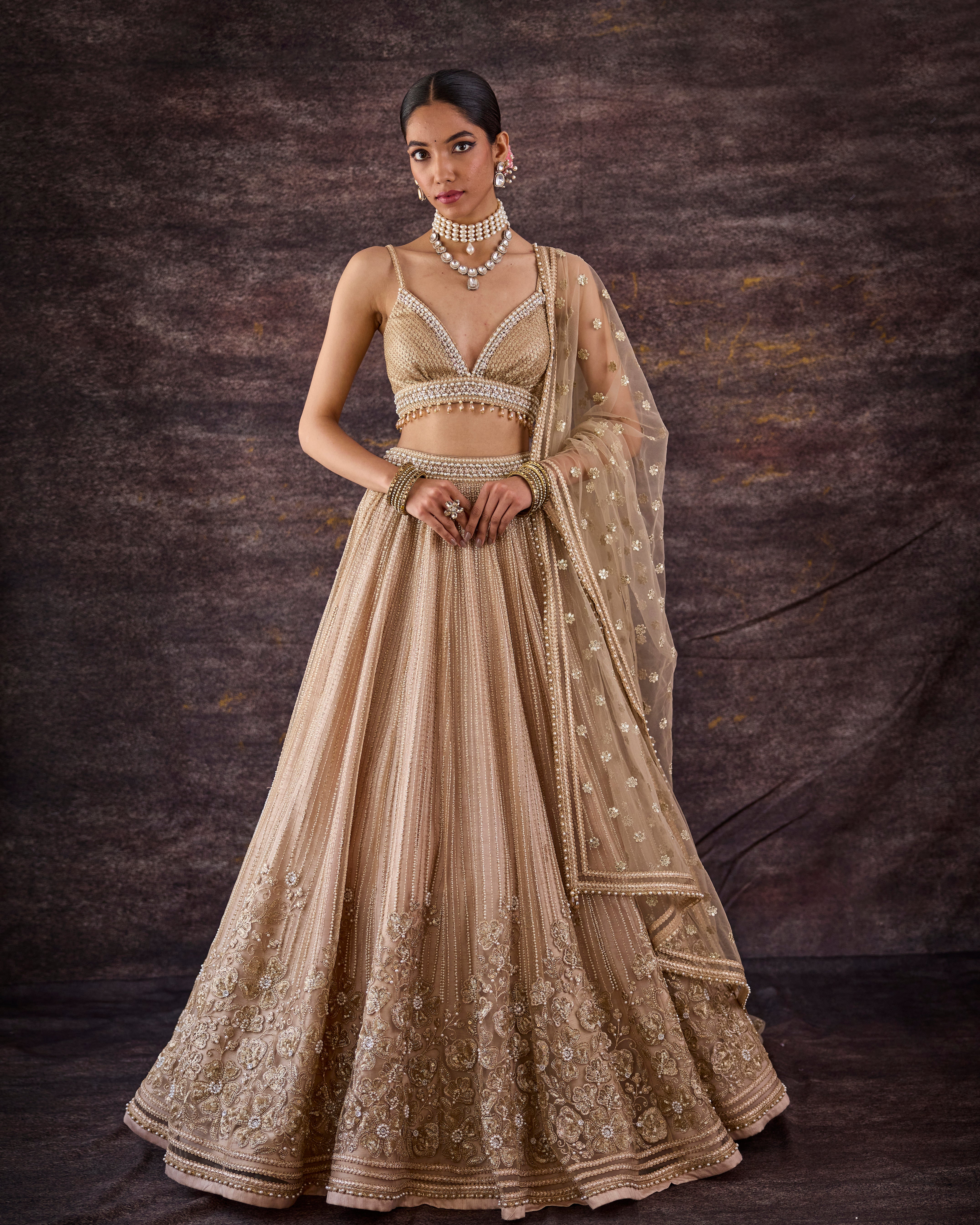 Majestic gold lehenga
