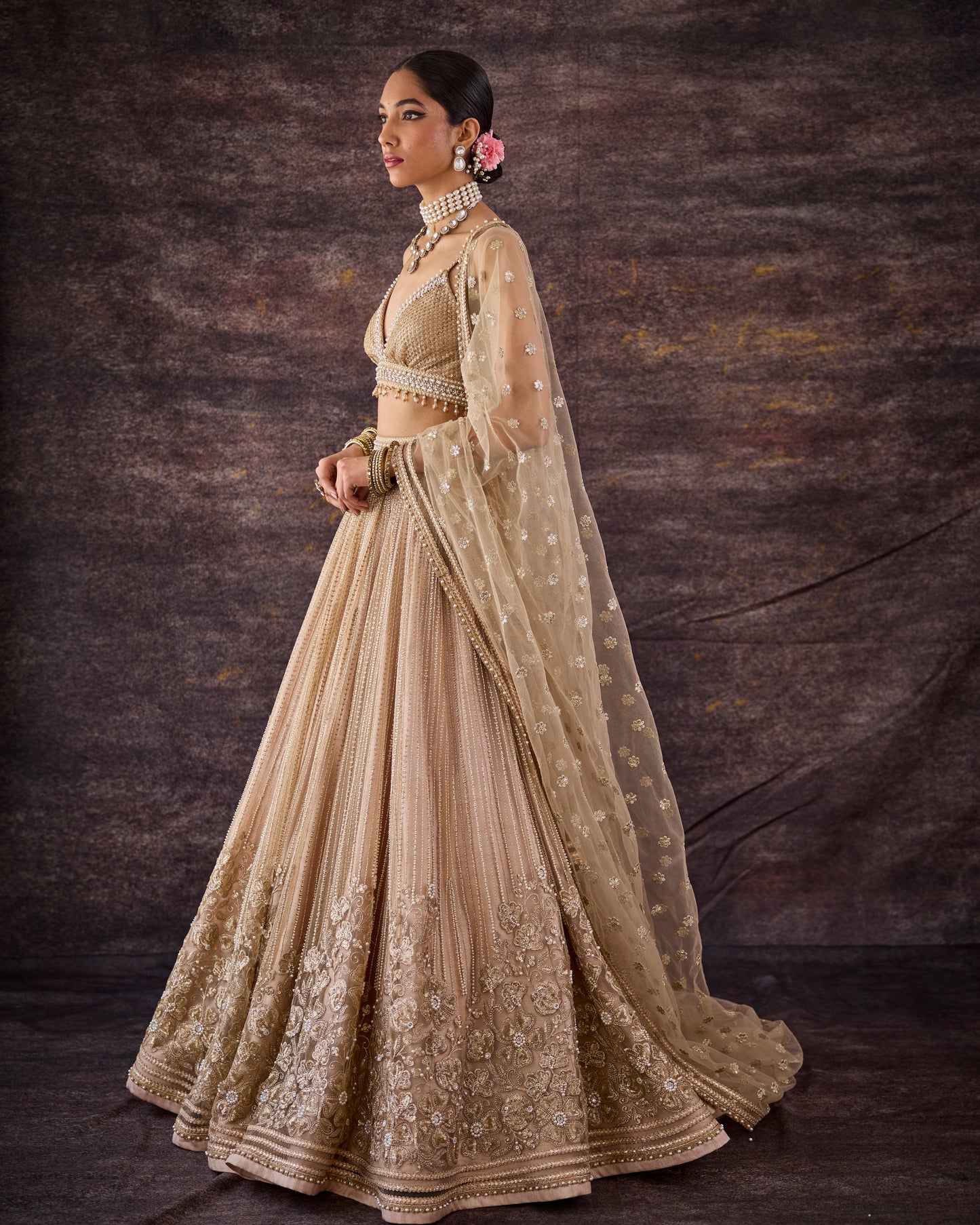 Majestic gold lehenga