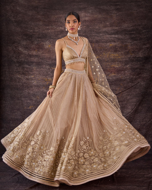 Majestic gold lehenga