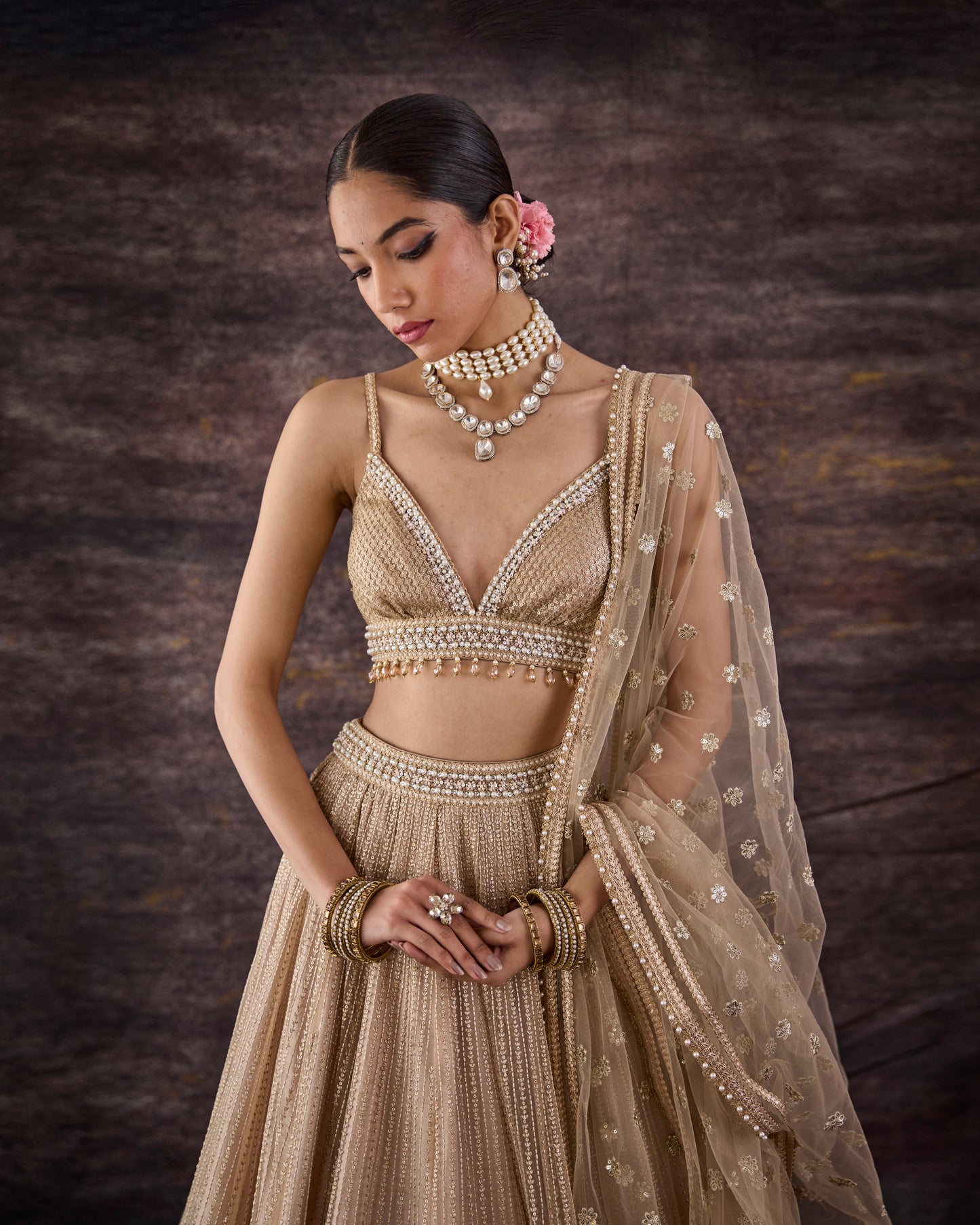 Majestic gold lehenga