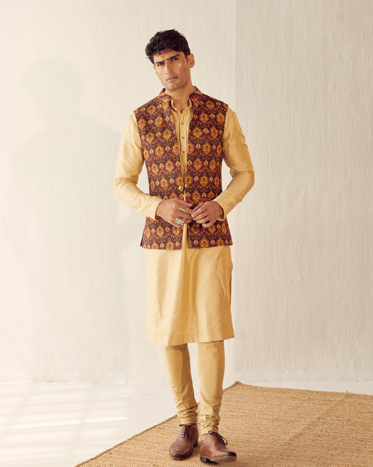 Carpet print waistcoat