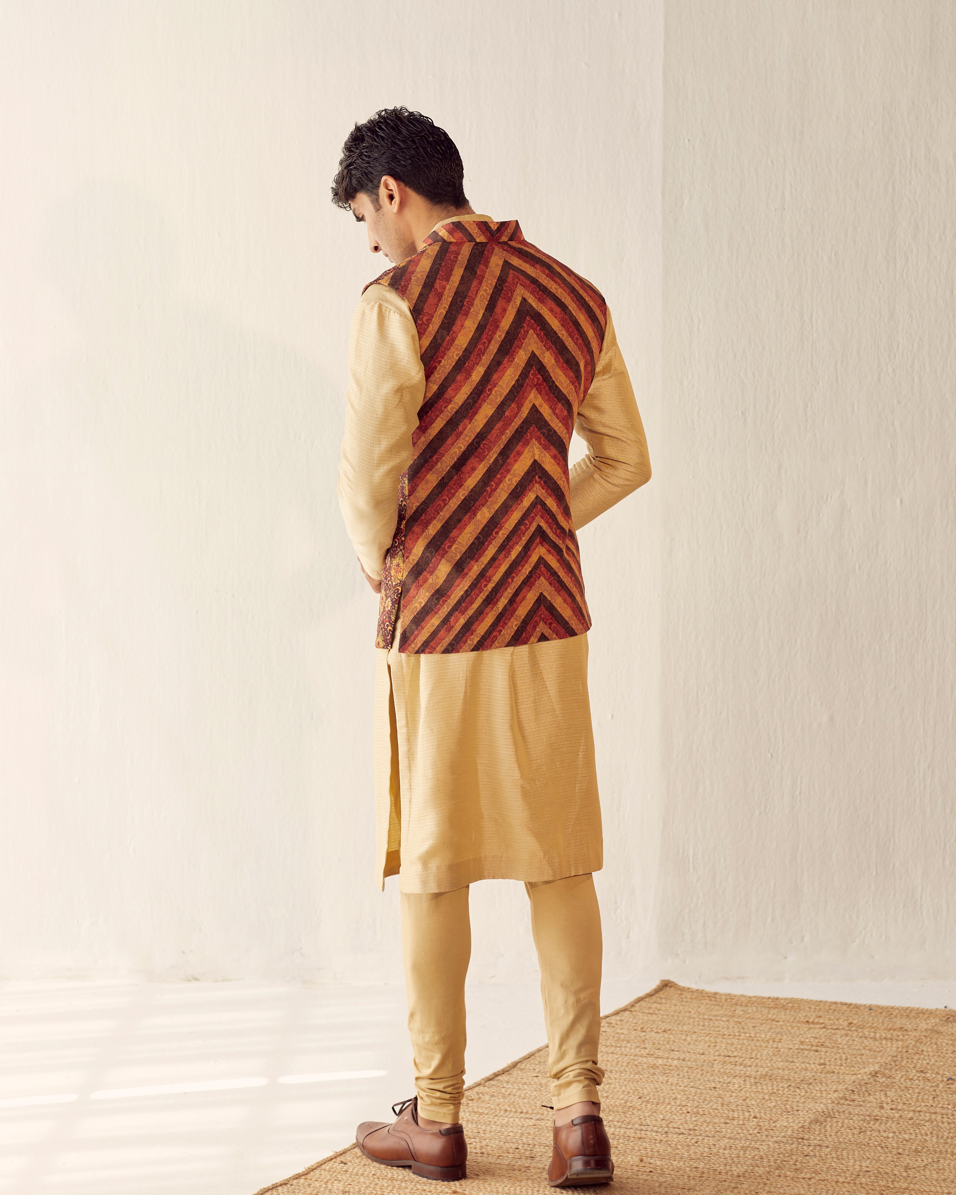 Carpet print waistcoat