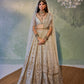 Grey bridal lehenga