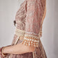 Plum wine lehenga with embroidered jacket