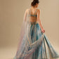 Shades of grey organza lehenga
