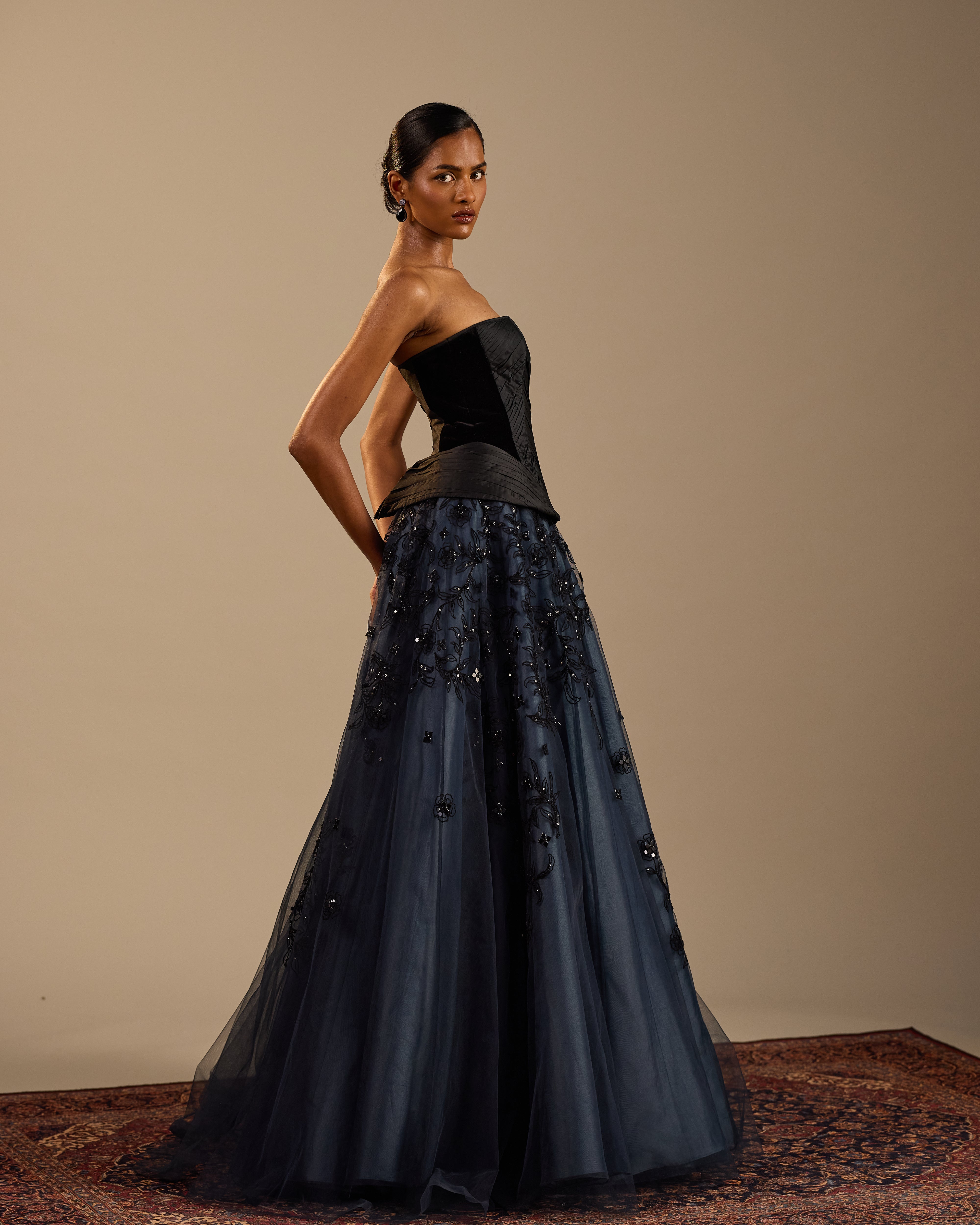 Elena with corset