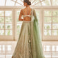Jade trellis lehenga