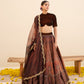 Vintage wallpaper print lehenga