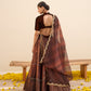 Vintage wallpaper print lehenga