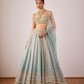 Queen's blue lehenga