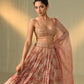 Blush afterglow lehenga